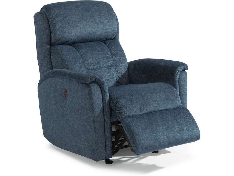 Luna Fabric Power Rocking Recliner
