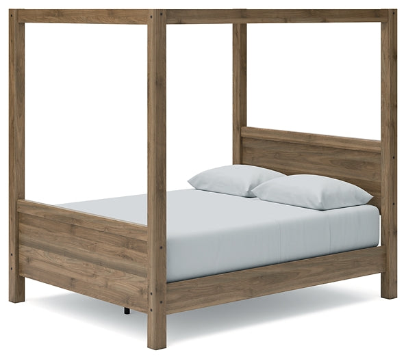 Ashley Express - Aprilyn Queen Canopy Bed with Dresser