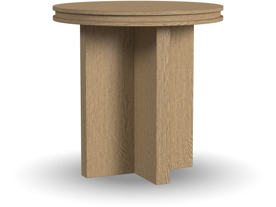 Waterfall Round End Table