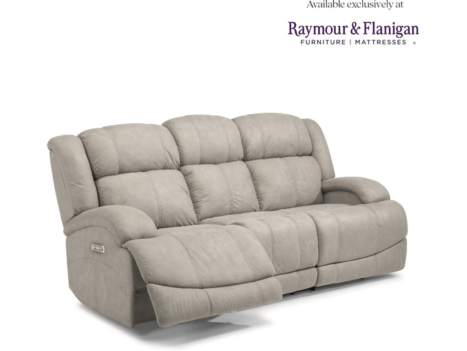 Quincey Power Reclining Sofa with Power Headrests